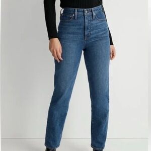 Madewell Curvy Perfect Vintage Straight Jean